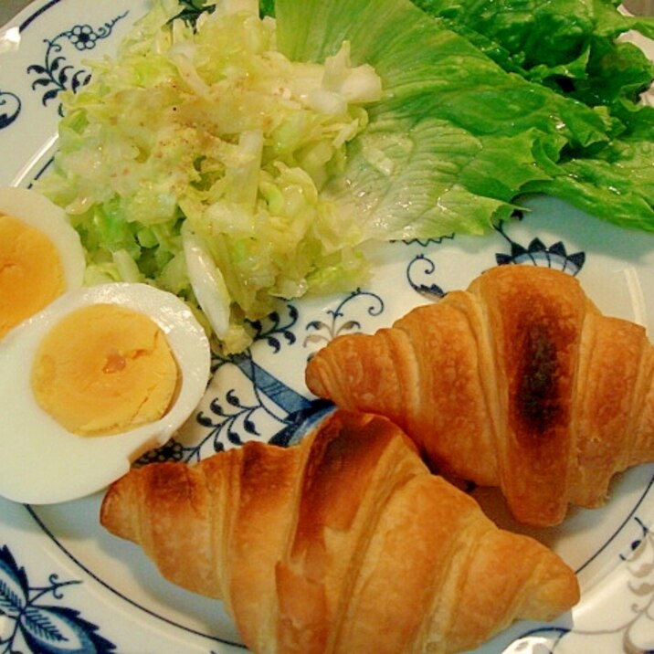 和風コールスローとゆで卵のワンプレート朝ごはん レシピ 作り方 By ねあっっ 楽天レシピ 和風コールスローとゆで卵のワンプレート朝ごはん レシピ 作り方 By ねあっっ 楽天レシピ